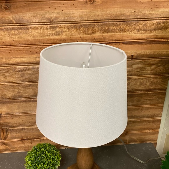 New Brown Wooden Table Lamp - Picture 5 of 6